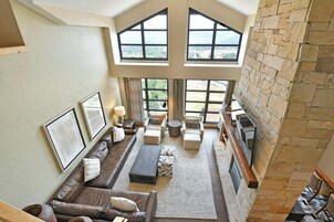 42-inch flat-screen TV with satellite channels, TV, iPod dock