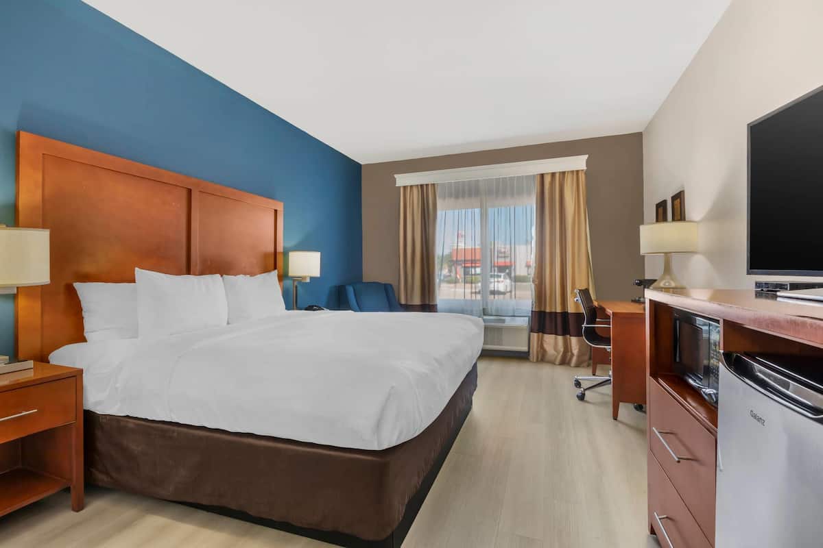 Kamar Standar, 1 Tempat Tidur King, Bebas Asap Rokok | 1 kamar tidur, brankas, setrika/meja setrika, dan Wi-Fi gratis