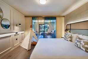 Habitación familiar | 1 habitación, ropa de cama hipoalergénica y minibar 