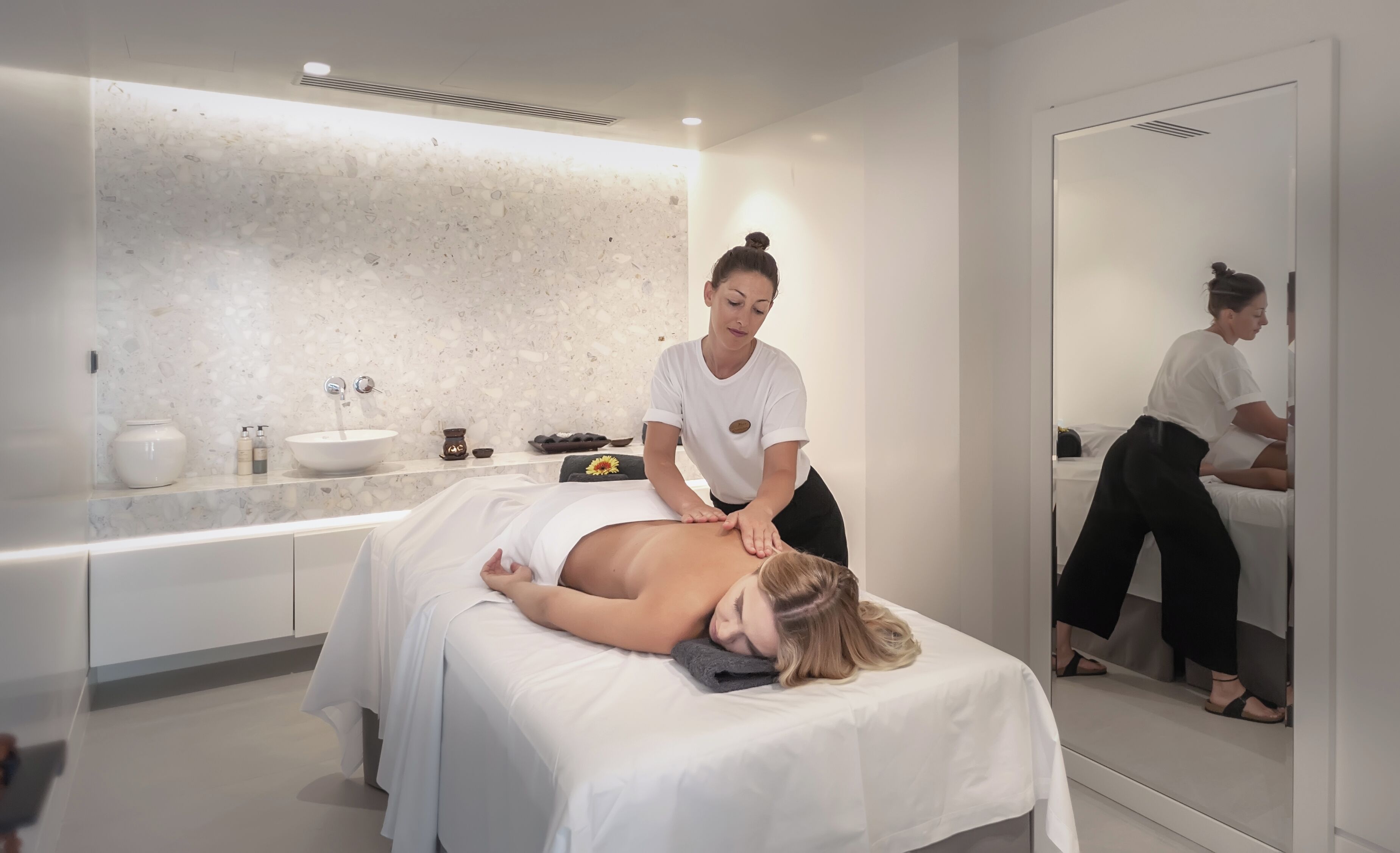 Sauna seca, sauna a vapor, tratamentos corporais, massagens na praia