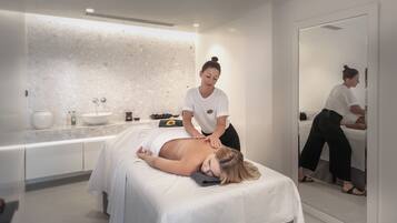 Sauna seca, sauna a vapor, tratamentos corporais, massagens na praia