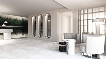 Sauna, bain Ă remous, hammam, soins corporels, bains de boue