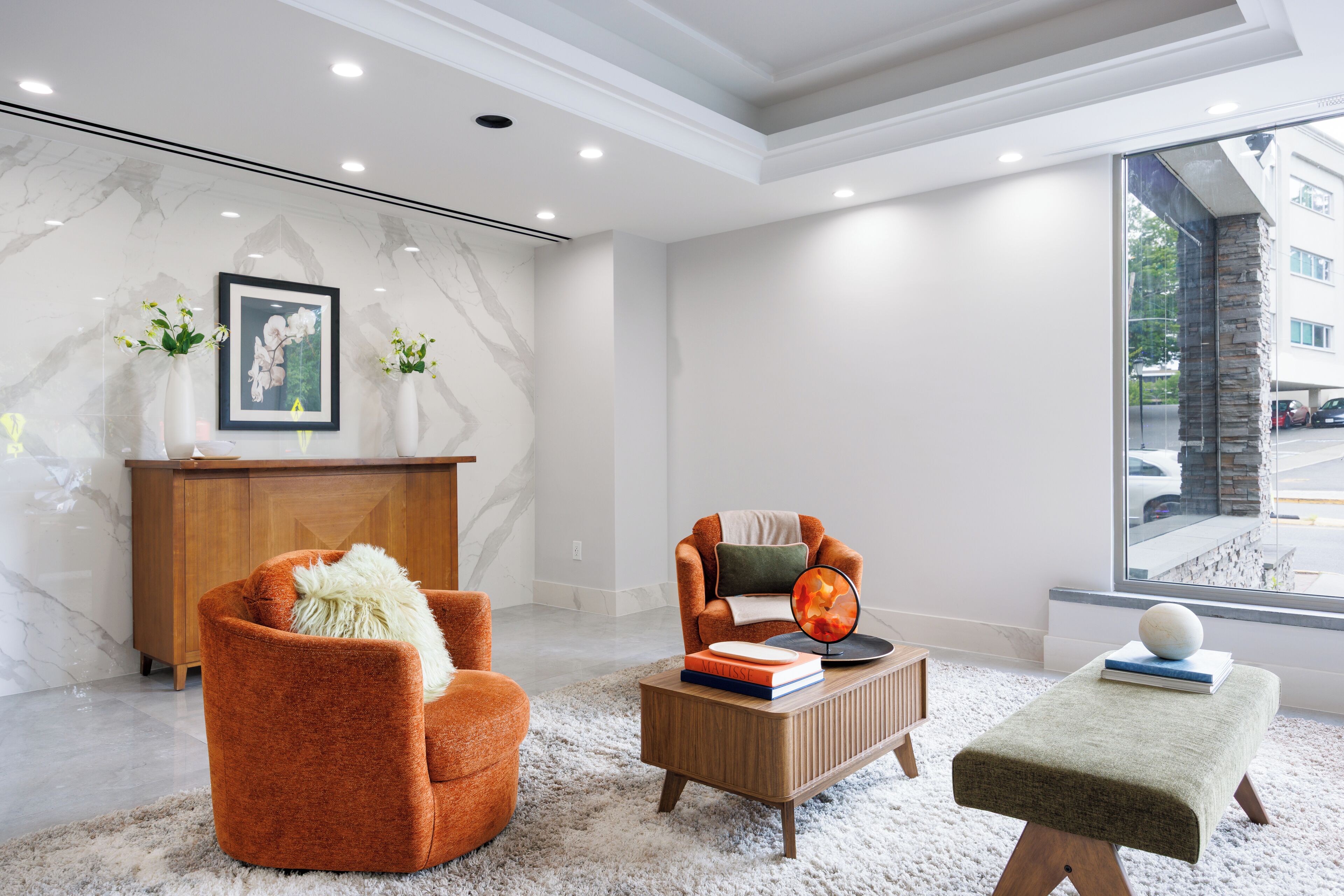 Lobby sitting area