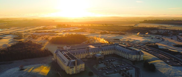 Façana frontal de l'allotjament