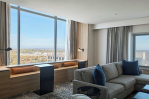 Suite Grand, 1 cama de matrimonio grande | Salón