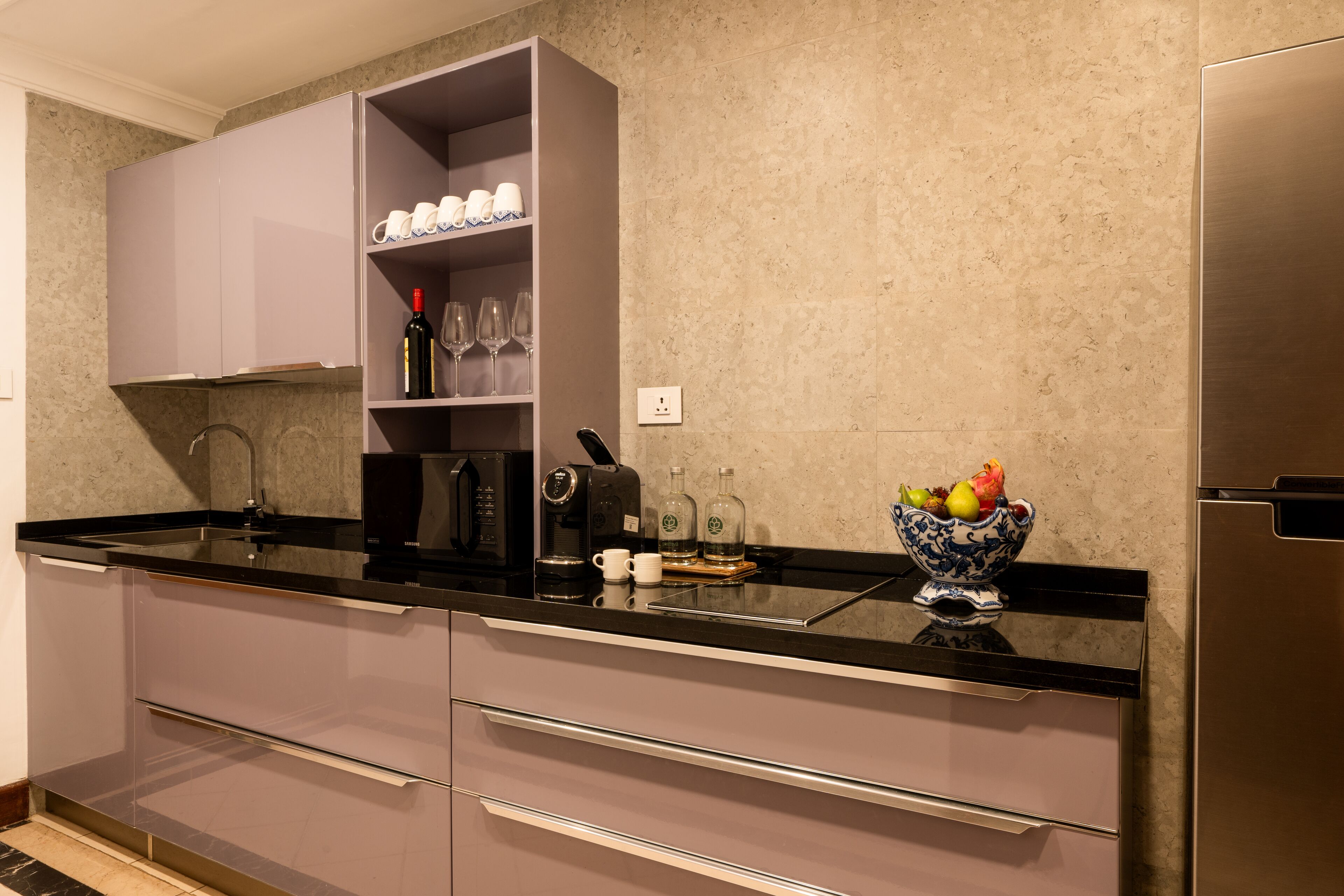 presidential villa with plunge pool, 2 bedrooms | private kitchen | electric kettle