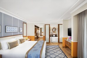 Executive Suite, Sea View (Living Area) | Premium bedding, minibar, in-room safe, individually furnished - Taj Exotica Resort & Spa, Goa (Benaulim)