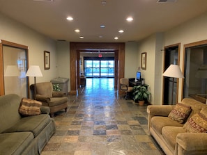 Lobby sitting area