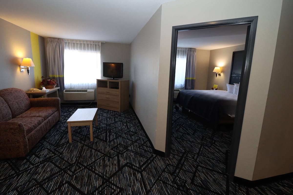Suite, 1 King Bed, Non Smoking (1 Bedroom) | In-room safe, desk, laptop workspace, blackout drapes