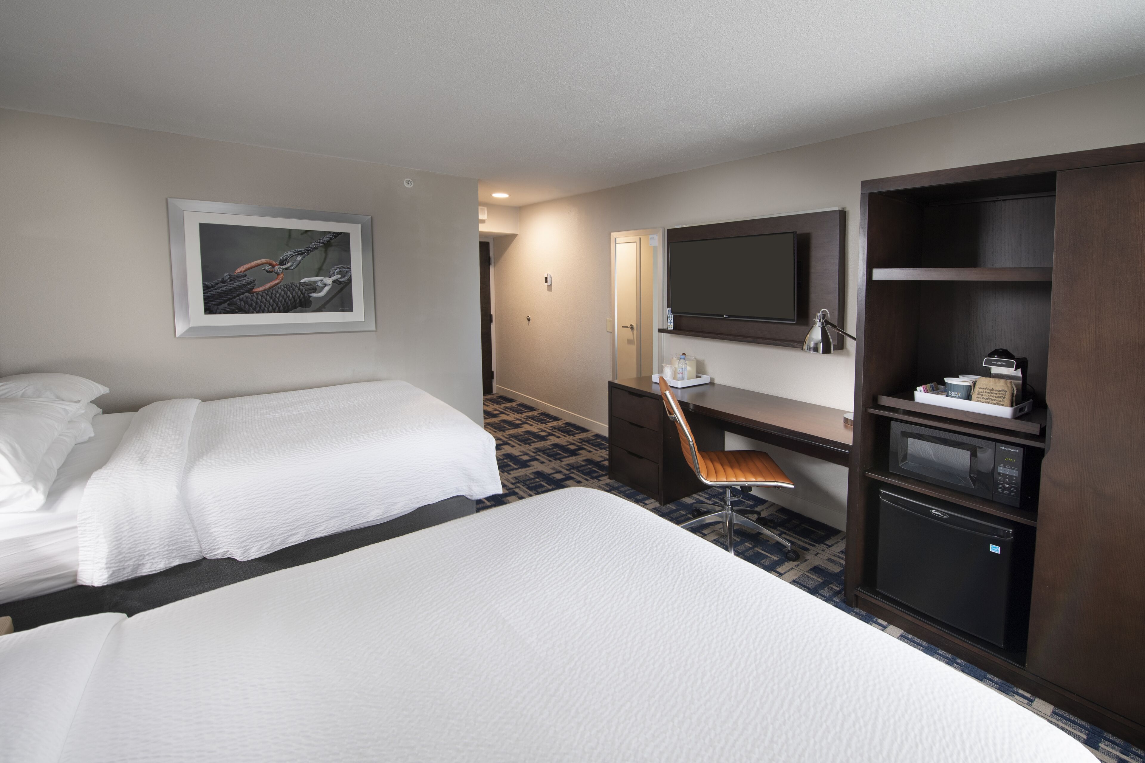 traditional room, 2 double beds | premium bedding, in-room safe, desk, blackout curtains