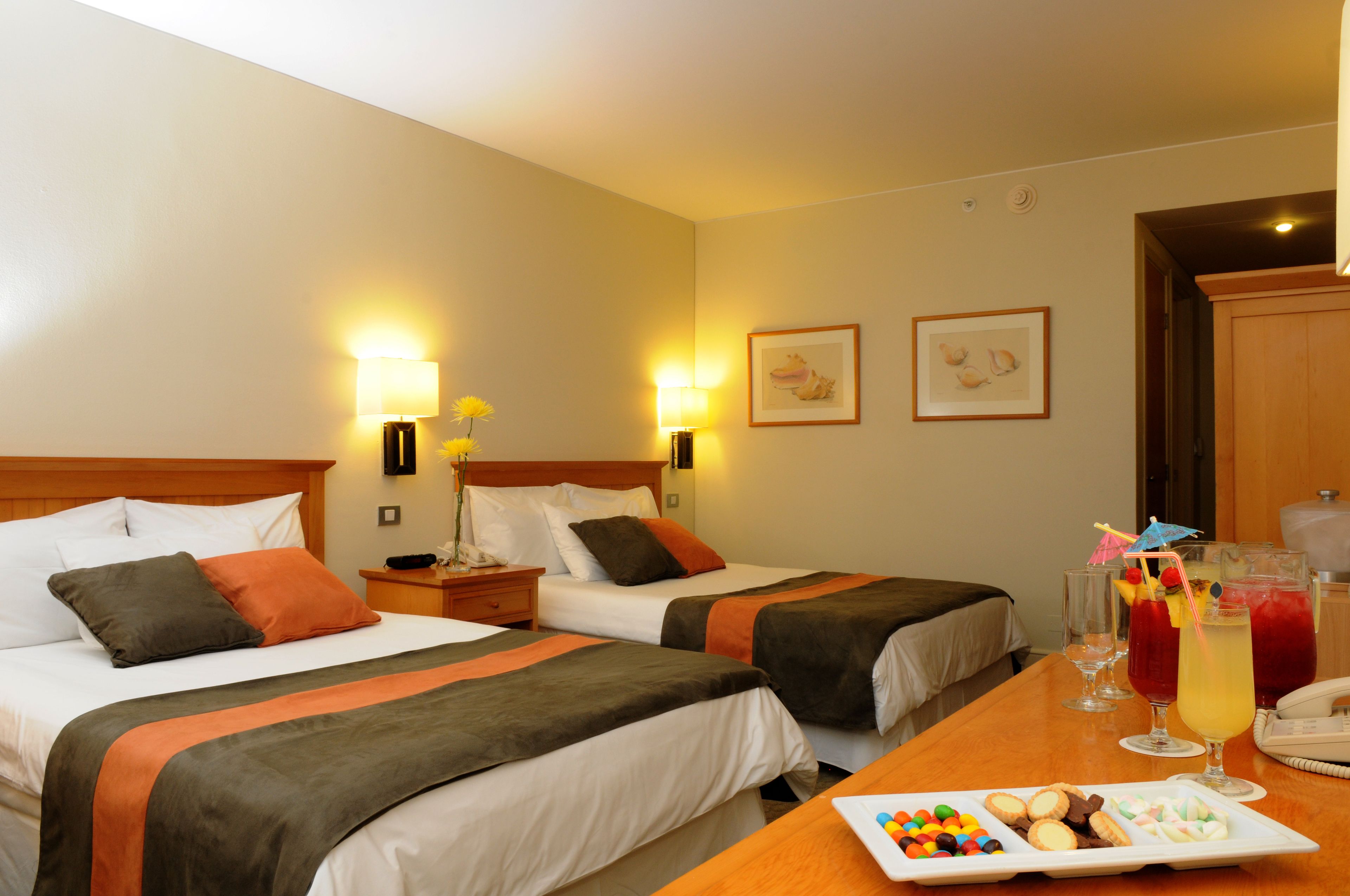 twin room, ocean view | minibar, in-room safe, desk, blackout curtains