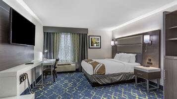 Room, 1 Queen Bed, Accessible, Non Smoking | Desk, iron/ironing board, free cots/infant beds, rollaway beds