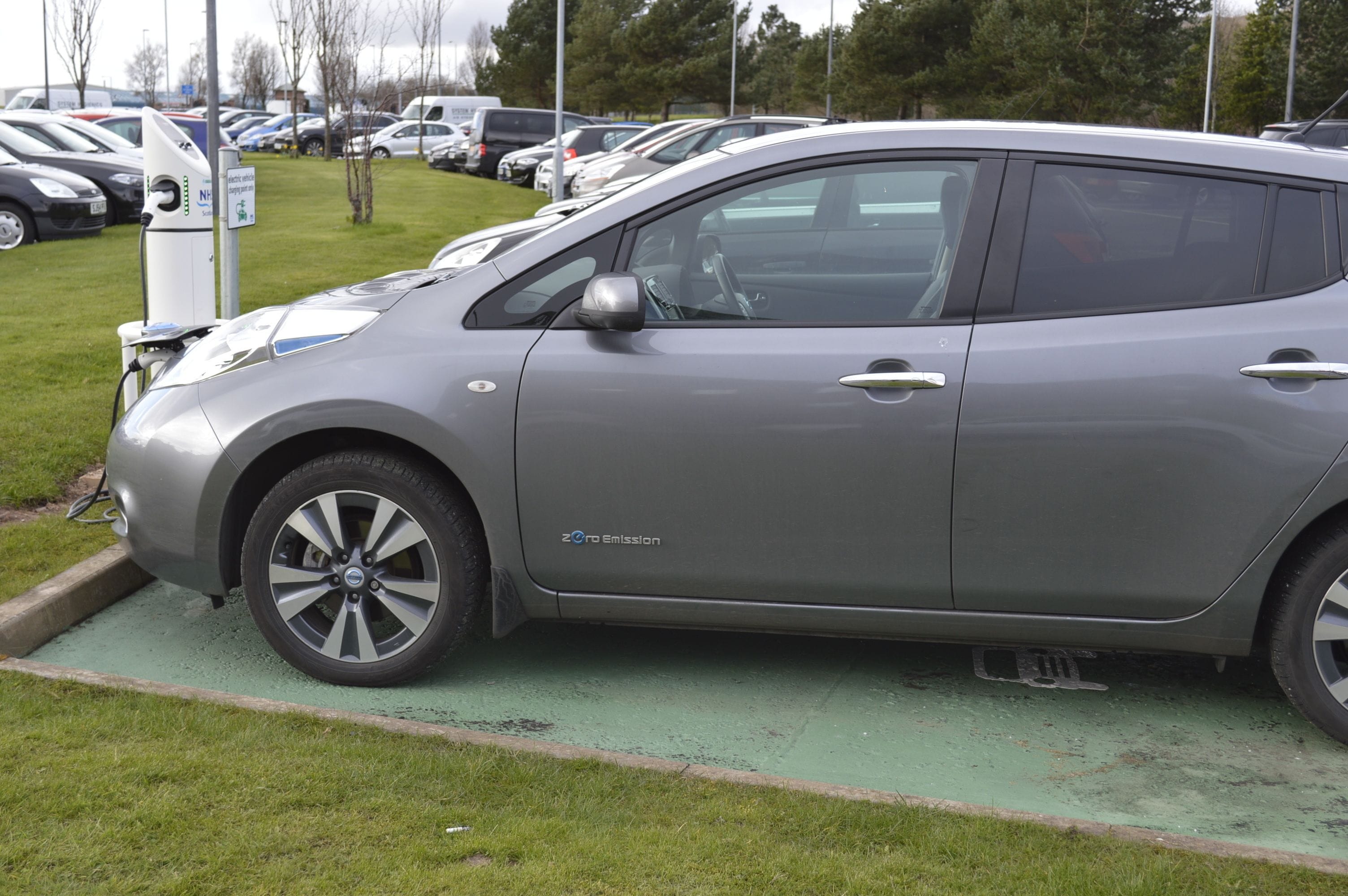 limited parking, electric car charging point