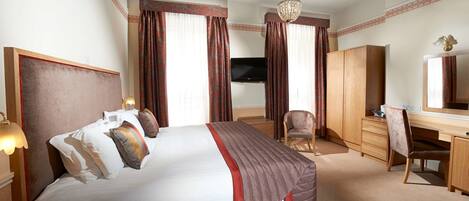 In-room safe, desk, blackout drapes, iron/ironing board