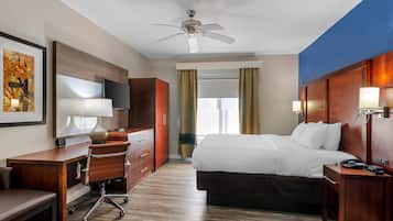 Caja de seguridad en la habitación y escritorio