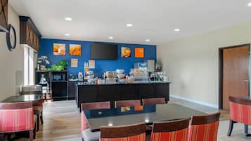 Free daily full breakfast