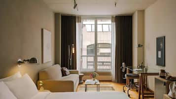 Individually furnished, laptop workspace, iron/ironing board
