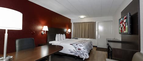 Superior Room, 1 King Bed, Non Smoking | Desk, blackout curtains, iron/ironing board, free WiFi