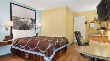 Kamer, 1 queensize bed, niet-roken | Een bureau, verduisterende gordijnen, gratis wifi