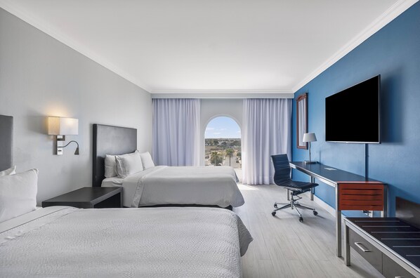 In-room safe, desk, blackout curtains, soundproofing