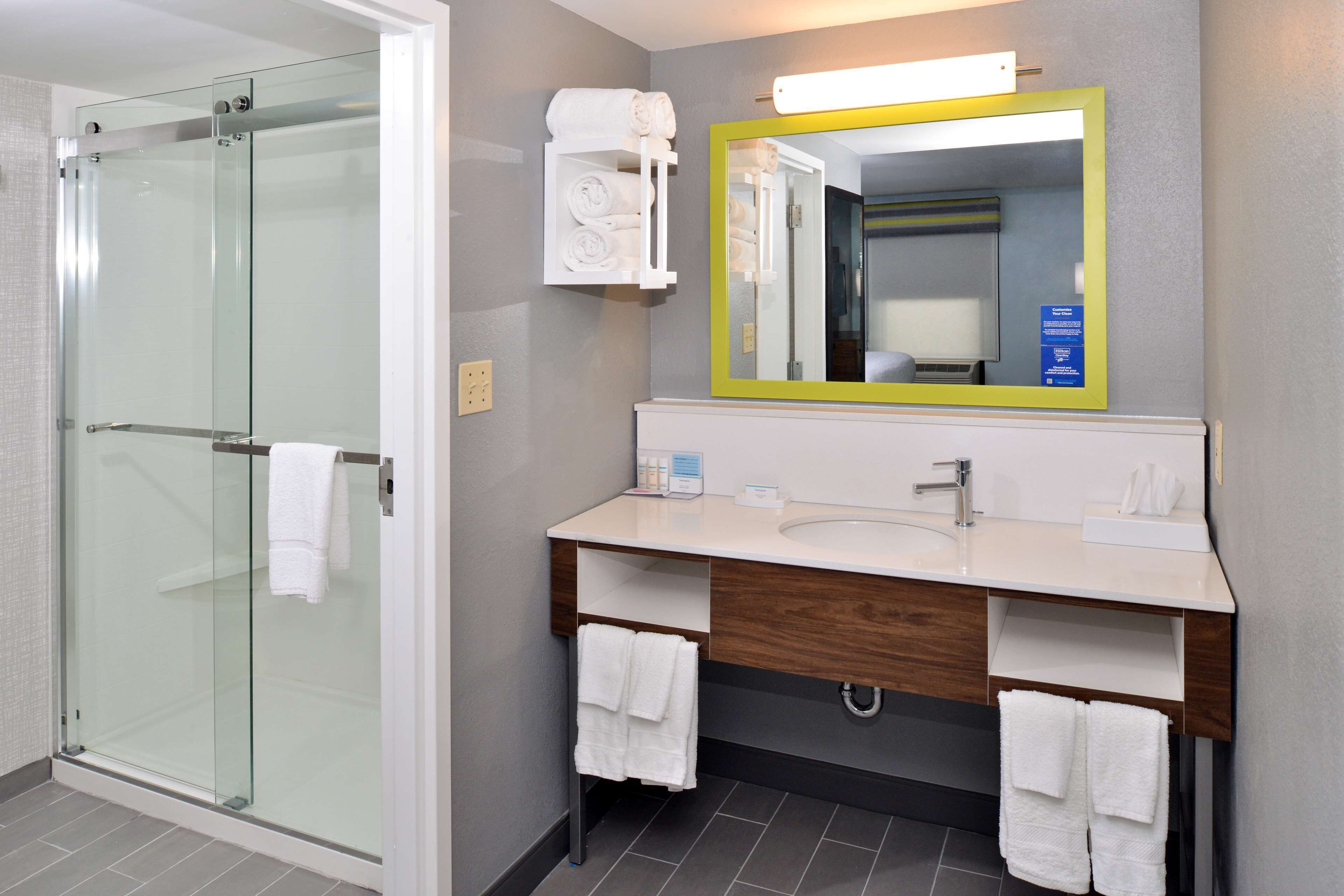 suite, 1 king bed, non smoking | bathroom shower