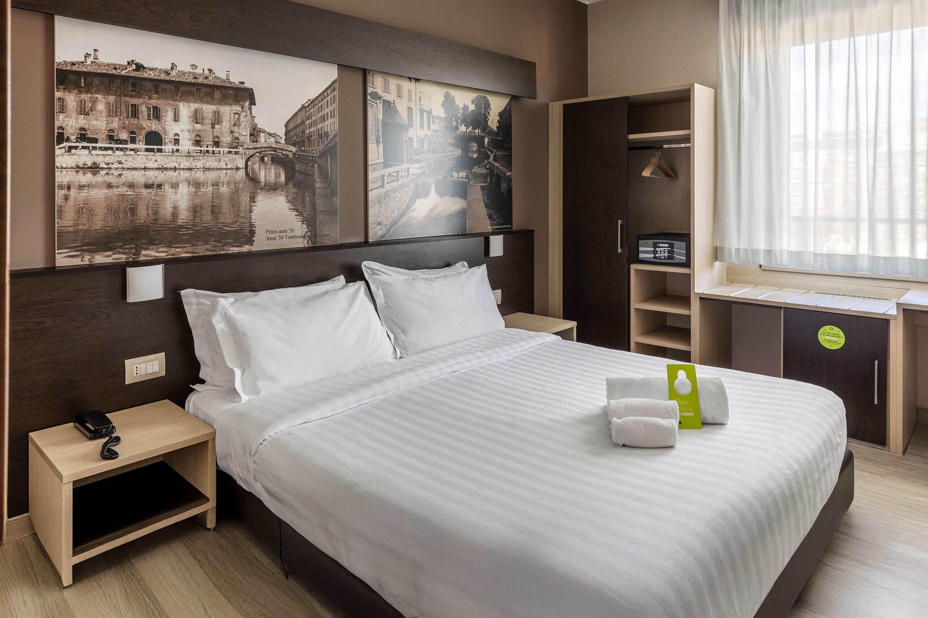 Down duvets, minibar, in-room safe, desk