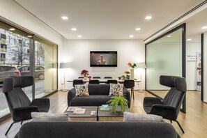 Sala de estar en el lobby