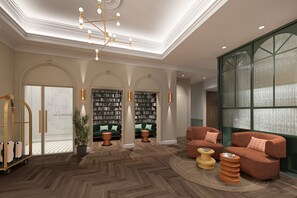 Sala de estar en el lobby