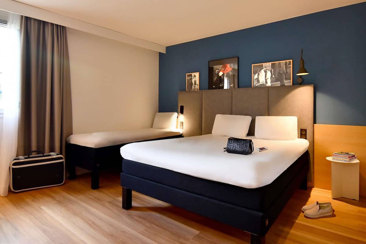 premium bedding, blackout curtains, soundproofing, iron/ironing board