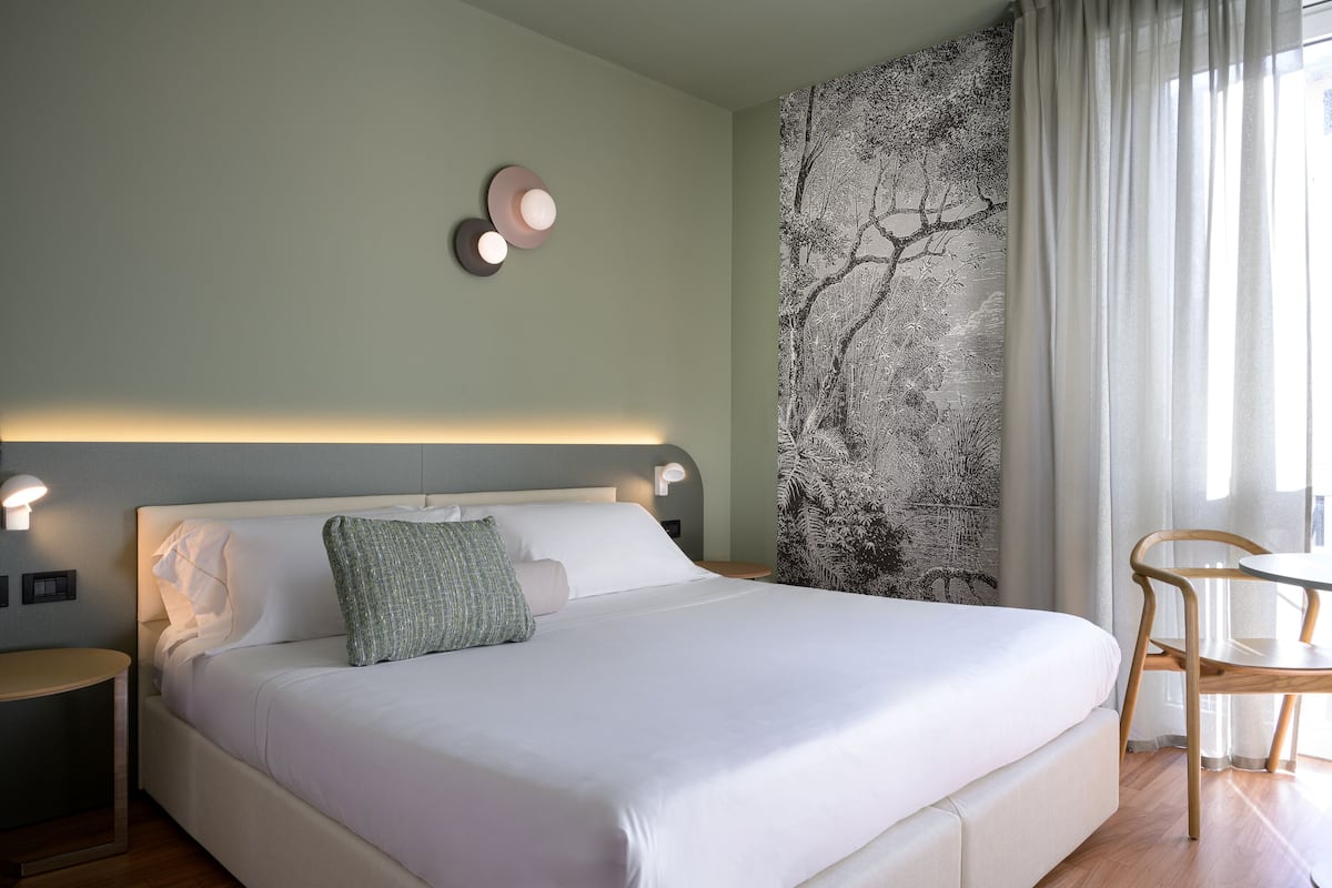 Camera doppia | 1 camera, biancheria da letto di alta qualità, copriletto in piuma