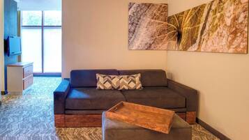 Suite, 2 Queen Beds | In-room safe, desk, blackout drapes, iron/ironing board