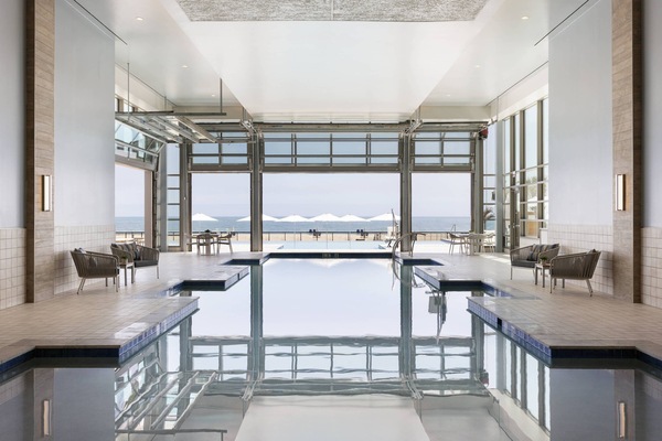 Indoor pool, outdoor pool, open 7:00 AM to 11:00 PM, pool umbrellas