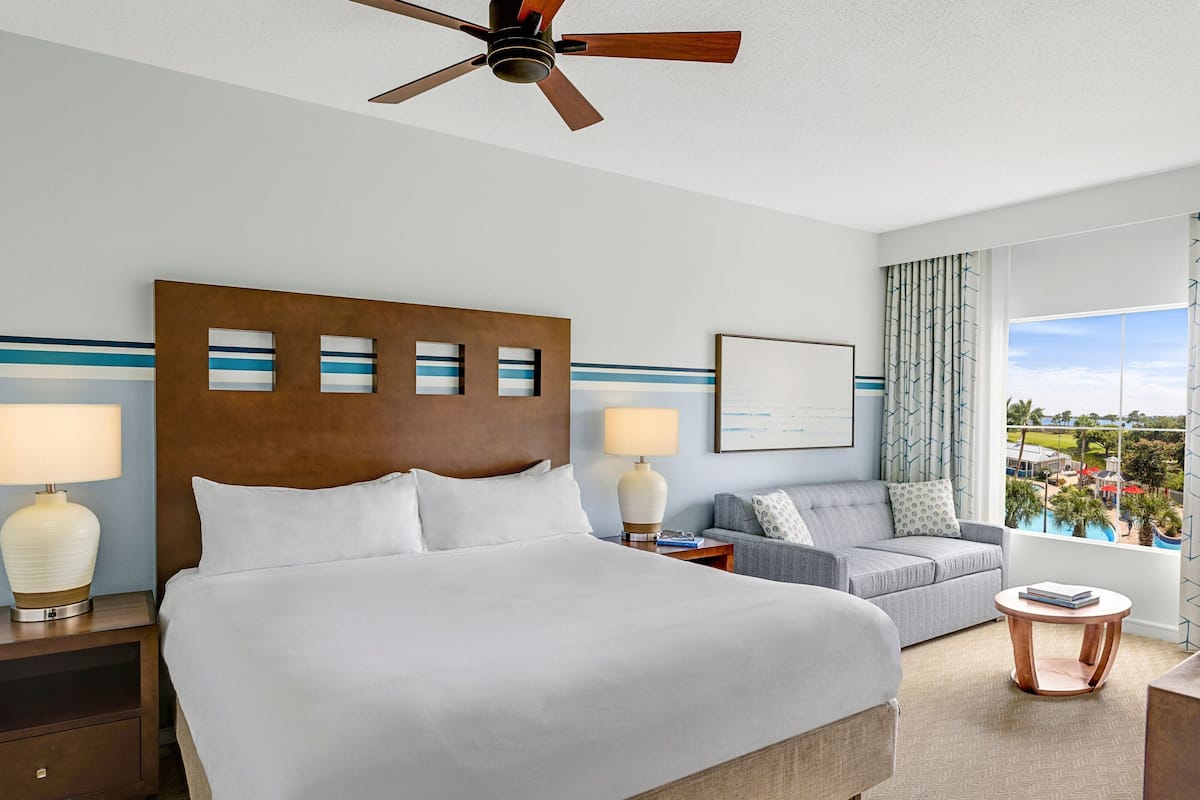 2 bedrooms, in-room safe, blackout drapes, soundproofing