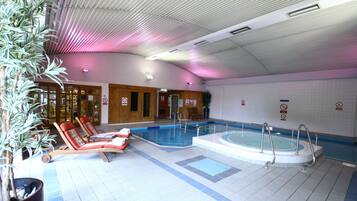 Indoor pool, outdoor pool