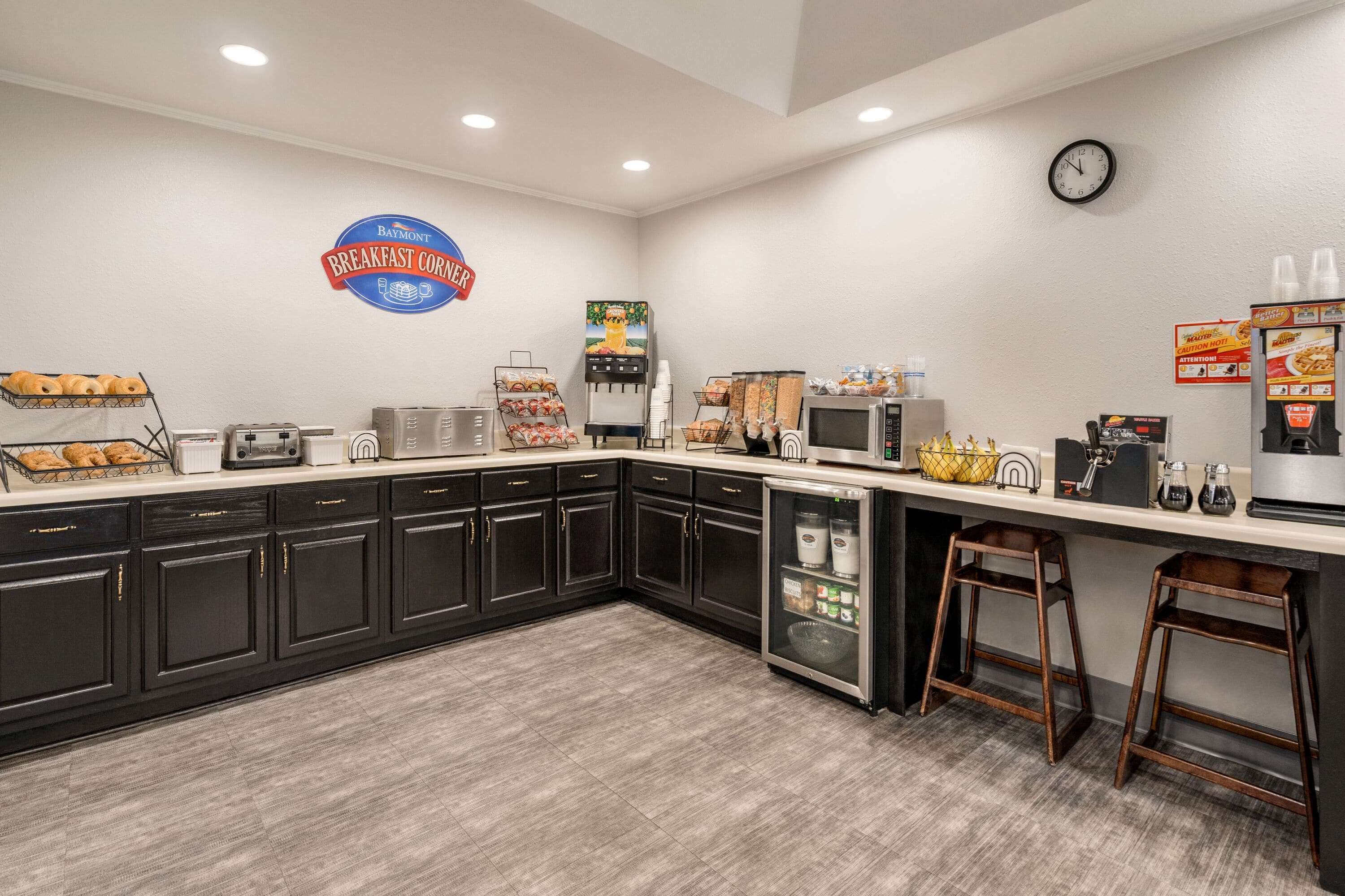 Café da manhã continental grátis todos os dias