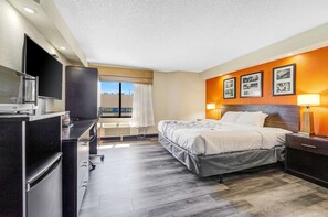 Premium bedding, desk, soundproofing, iron/ironing board