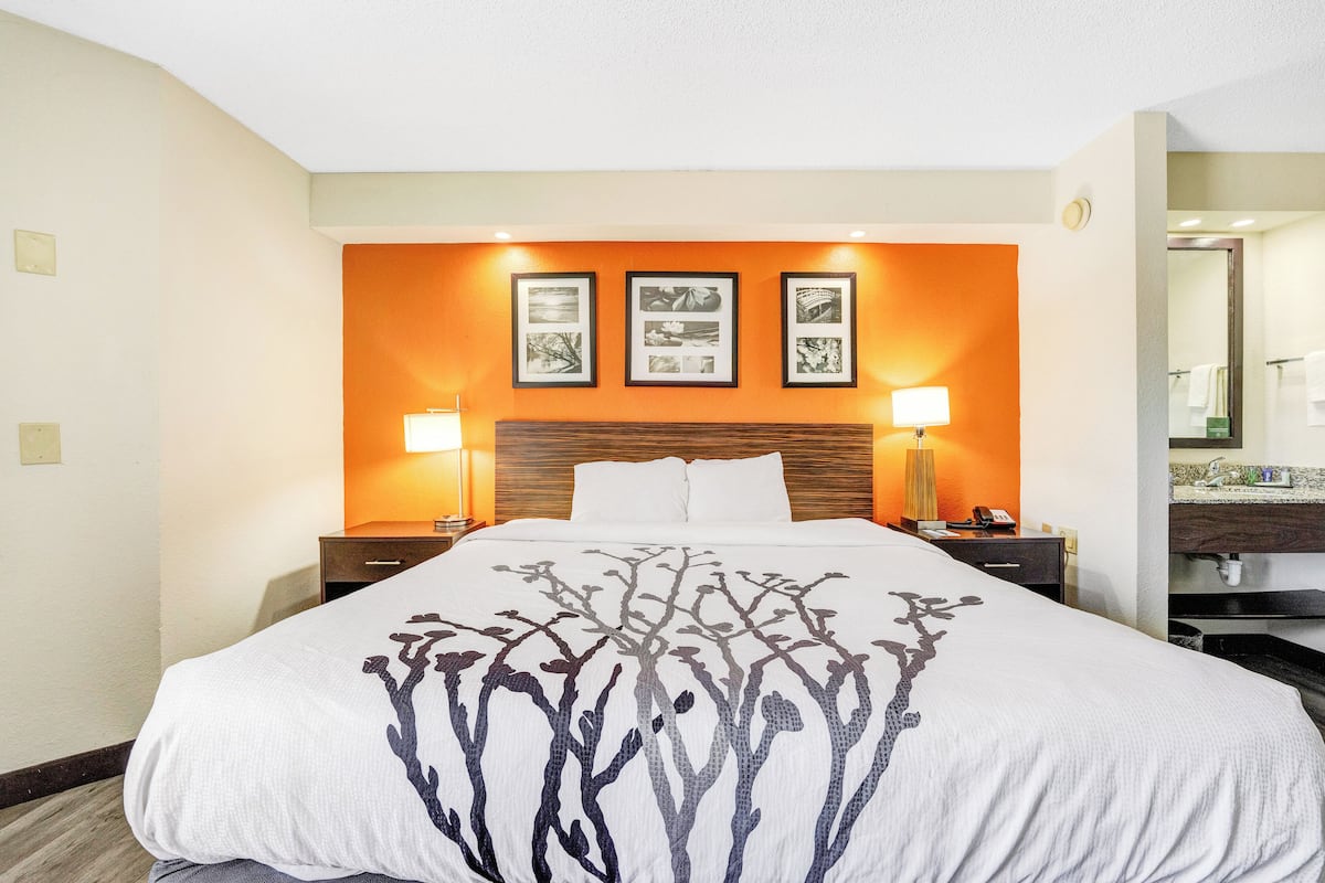 Premium bedding, desk, soundproofing, iron/ironing board