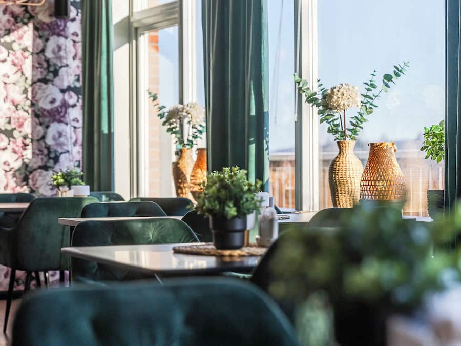 Mittagessen und Abendessen, Speisen im Freien