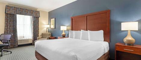 Pillow-top beds, in-room safe, desk, laptop workspace