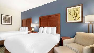 Pillowtop beds, in-room safe, desk, laptop workspace