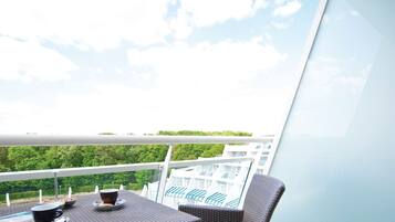 Uitzicht vanaf balkon