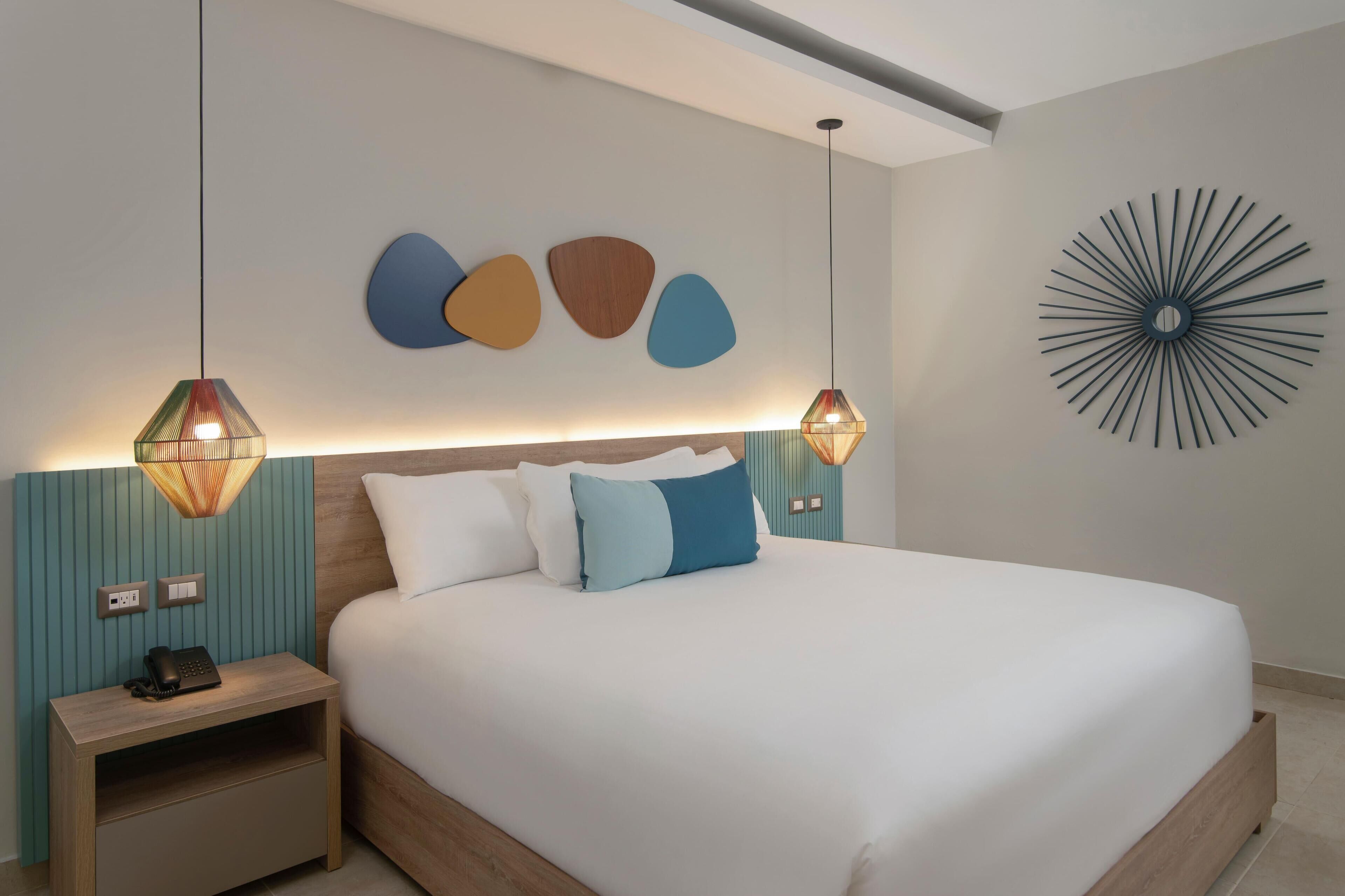 Pillowtop beds, minibar, in-room safe, desk