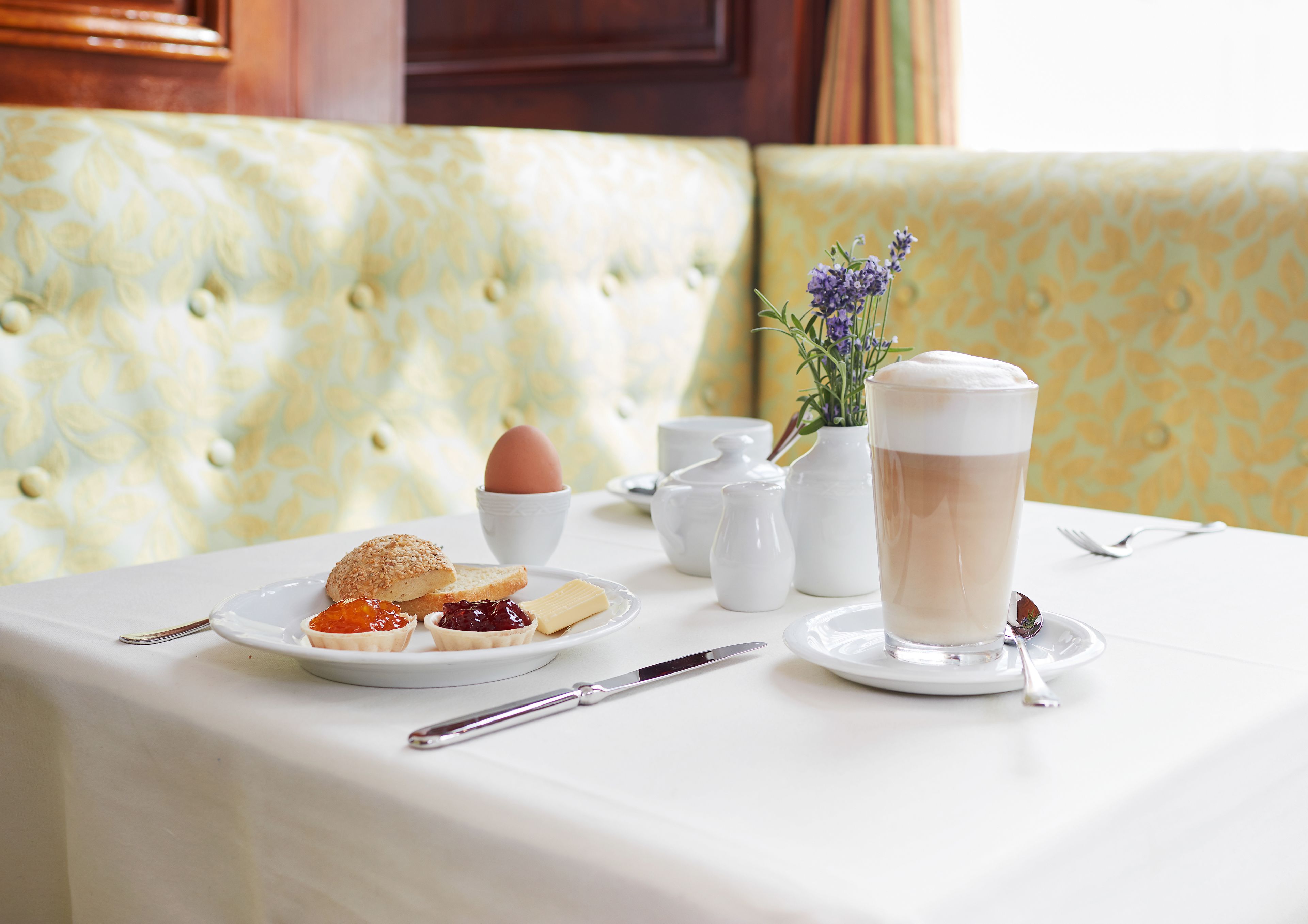 daily buffet breakfast (eur 19 per person)