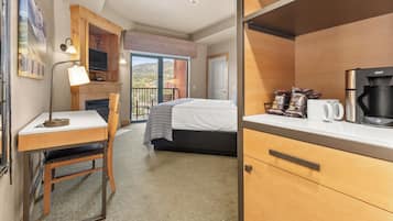 In-room safe, blackout curtains, iron/ironing board
