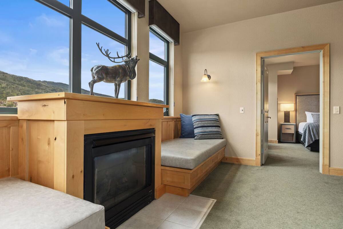In-room safe, blackout curtains, iron/ironing board