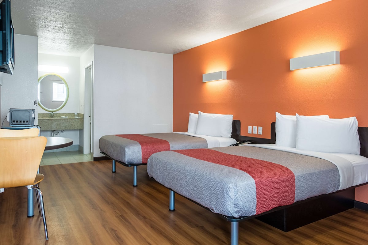 Hypo-allergenic bedding, individually furnished, desk, laptop workspace