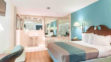 Deluxe-Zimmer, 1 Queen-Bett, barrierearm, Nichtraucher | Bettwäsche