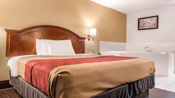 Desk, blackout curtains, free WiFi, bed sheets