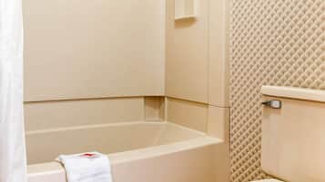 Desk, blackout curtains, free WiFi, bed sheets