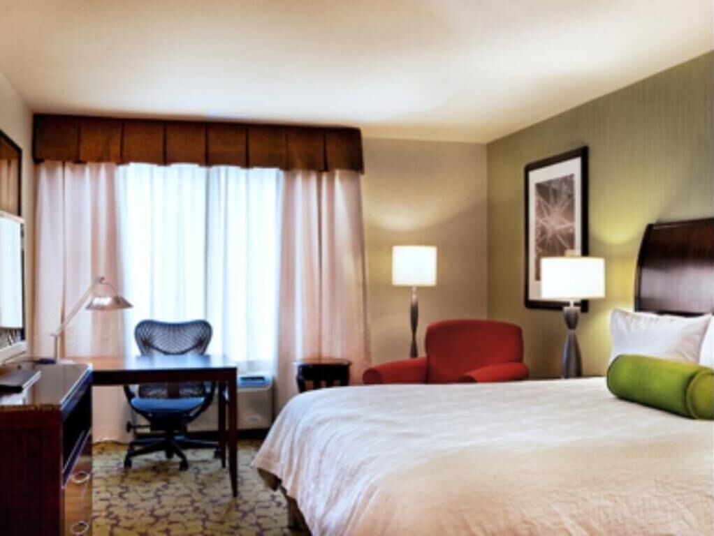 In-room safe, desk, laptop workspace, iron/ironing board